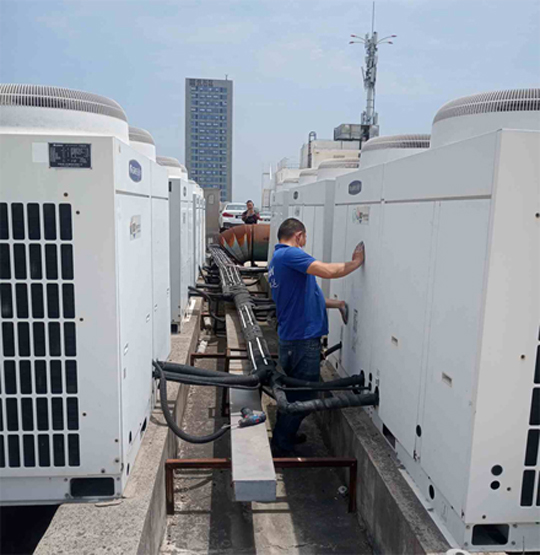 镇巴中央空调制热和不制冷系统维修方法